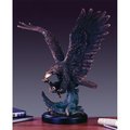 Marian Imports Marian Imports F11117 Eagle Bronze Plated Resin Sculpture - 24 x 15 x 26 in. 11117
